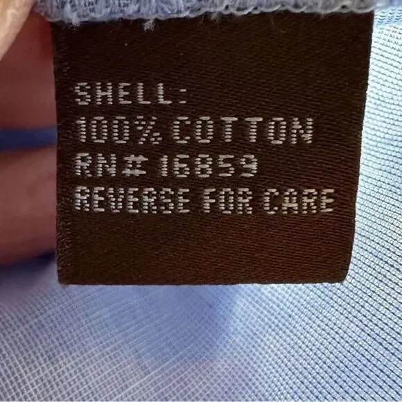 J. MCLAUGHLIN Women's Cotton Long Sleeve Popover Tunic Blouse Blue Size Medium - Picture 8 of 9